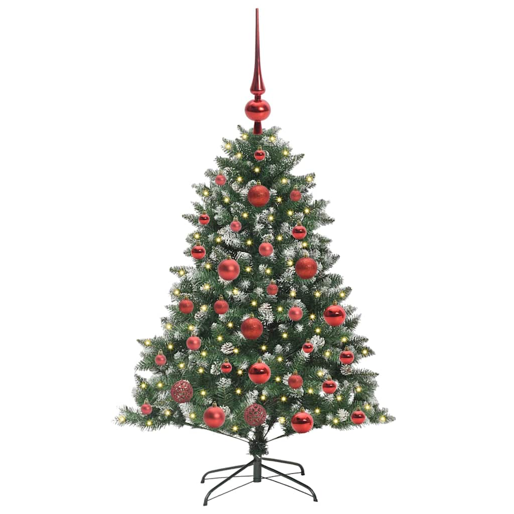 Artificial Christmas Tree with 150 LEDs Green 85 x 85 x 120 cm